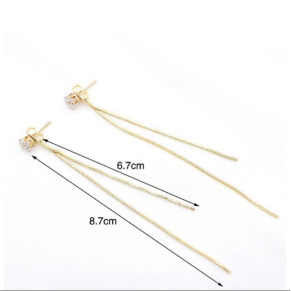 New 925 silver/gold plated Earrings - Picture 6 of 6